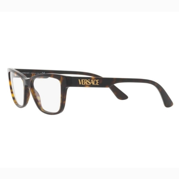 NEW VERSACE WOMEN'S EYEGLASSES VE3316 108 HAVANA CAT EYE VE 3316 EYEWEAR - Picture 5 of 9